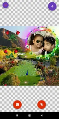 Garden Photo Frames Editor DP, Quotes, Greeting android App screenshot 0