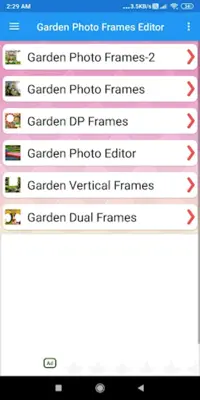 Garden Photo Frames Editor DP, Quotes, Greeting android App screenshot 5